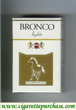 Bronco Lights cigarettes